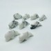 Howlite&Moss Agate Mini Dolphin Carving Wholesale