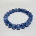 Blue Kyanite Apple Shape Beads Bracelet (HGUB16)