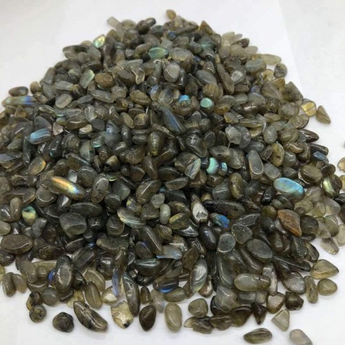 Labradorite Gravel Stone Tumbled crystal Chips Wholesale