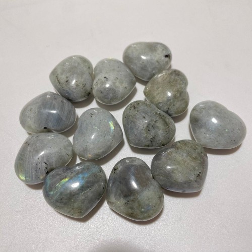 Labradorite Heart 1.2in(3cm) Wholesale