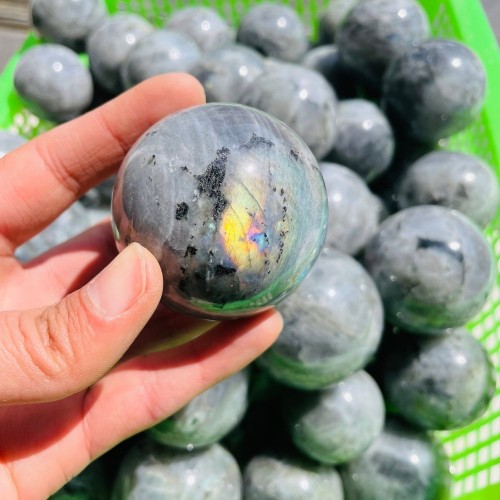 Normal Quality Labradorite Spheres Ball Wholesale