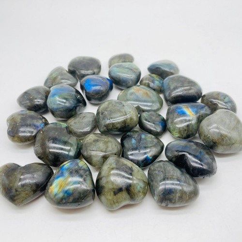 Small Labradorite Heart Wholesale