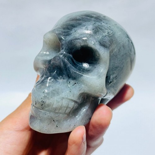 Large Labradorite Skull Carving Wholesale