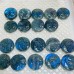 19 Pieces Labradorite Taurus & Gemini Carving