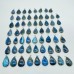 62 Pieces Blue Labradorite Pendant Charm