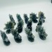 13 Pieces High Quality Labradorite Unicorn Carving