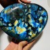 Beautiful Large Labradorite Heart