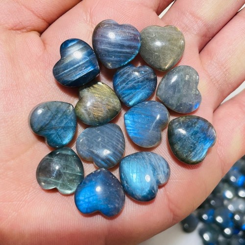 High Quality Mini Labradorite Heart DIY Pendant Wholesale