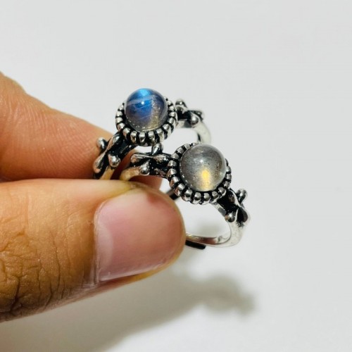 Labradorite Sunflower Ring Wholesale