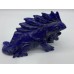 High Quality Lapis Lazuli Chameleon Lizard Carving