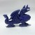 Lapis Lazuli Flying Dragon Crystal Carving