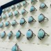 41 Pieces Beautiful Larimar Ring