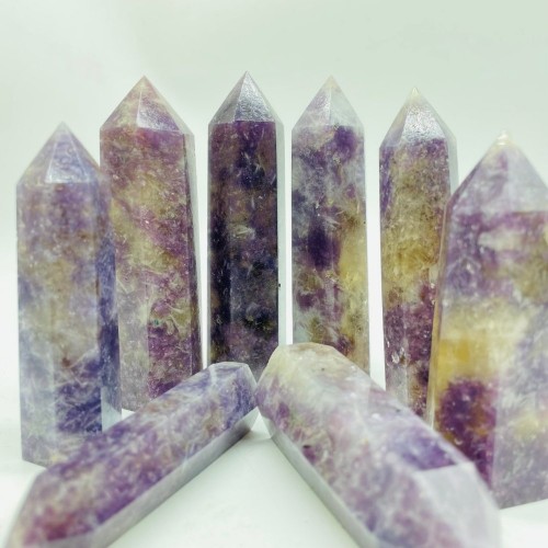 Lepidolite Mixed Quartz Tower Point Wholesale