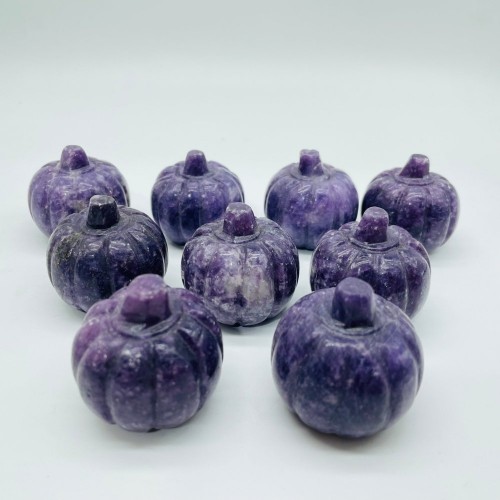 Lepidolite Pumpkin Carving Wholesale