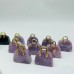 Lepidolite & Moss Agate Handbag Carving Wholesale