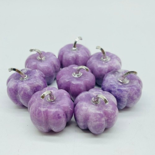 Pumpkin Lepidolite Halloween Carving Wholesale