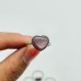 Beautiful Lepidolite Heart Shape Ring Crystal Wholesale