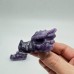 Lepidolite Dragon Head Carving Wholesale