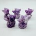 Lepidolite Garden Baby Dragon Carving Sculpture Wholesale