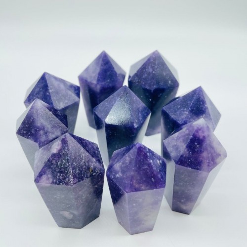 Lepidolite CupCake Shape Tower Points Wholesale