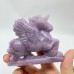 Purple Lepidolite Pegasus Carving Wholesale