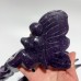 9 Pieces Deep Purple Lepidolite Butterfly Fairy Carving