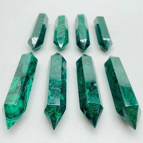 High Quality Double Points Malachite Tower Wholesale