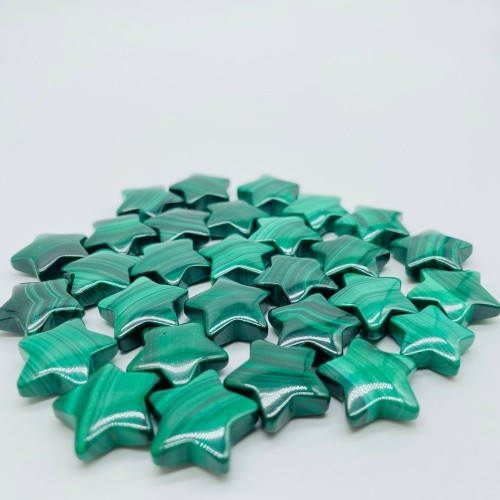 Malachite Star Mini Pocket Stone DIY Crystals Wholesale