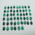 51 Pieces Malachite Charm Pendant