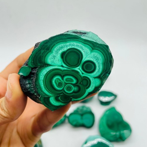 15 Pieces Polished Malachite