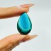 17 Pieces Beautiful Malacholla Teardrop Pendant For DIY(Malachite mixed Chrysocolla)