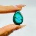 17 Pieces Beautiful Malacholla Teardrop Pendant For DIY(Malachite mixed Chrysocolla)