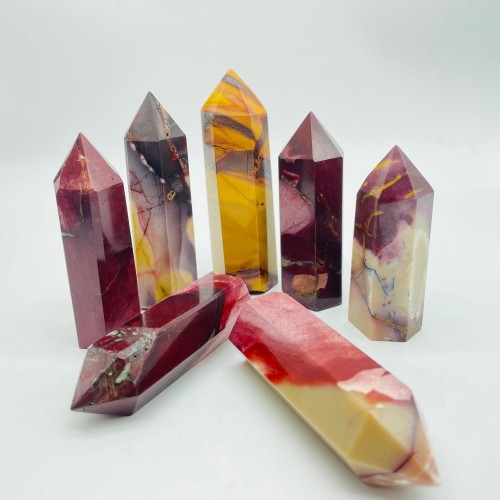 Natural Mookaite Jasper Tower Points Crystal Wholesale