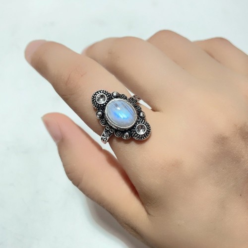 Beautiful Sri Lanka Moonstone Ring Wholesale