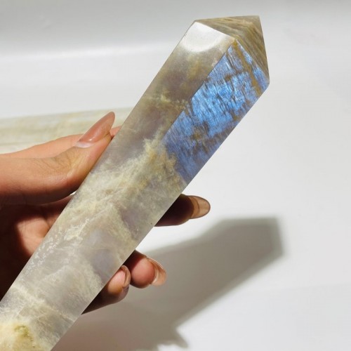 Natural Moonstone Scepter Point Magic Wand Wholesale
