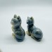 Moss Agate Cat Carving Wholesale