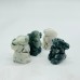 Mini Rabbit Carving Animal Rose Quartz&Moss Agate Wholesale