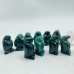 Mini Clear Quartz&Moss Agate Penguin Carving Wholesale