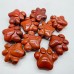 4Types Cat Paws Moss Agate&Red Jasper Carving Wholesale