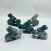 Moss Agate Rabbit Carving Wholesale