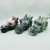 3 Pieces Moss Agate Dragon Head