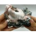 3 Pieces Moss Agate Dragon Head