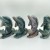 4 Pieces Moss Agate Dolphin Carving