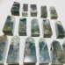 16 Pieces Moss Agate Four-Sided Tower Points