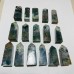 16 Pieces Moss Agate Four-Sided Tower Points