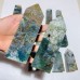 16 Pieces Moss Agate Four-Sided Tower Points