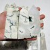 26 Pieces White Moss Agate Four-Sided Tower Points