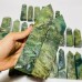 26 Pieces Moss Agate Four-Sided Tower Points