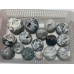 16 Pieces Geode Druzy Moss Agate Spheres