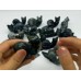 17 Pieces Moss Agate Snails Carving